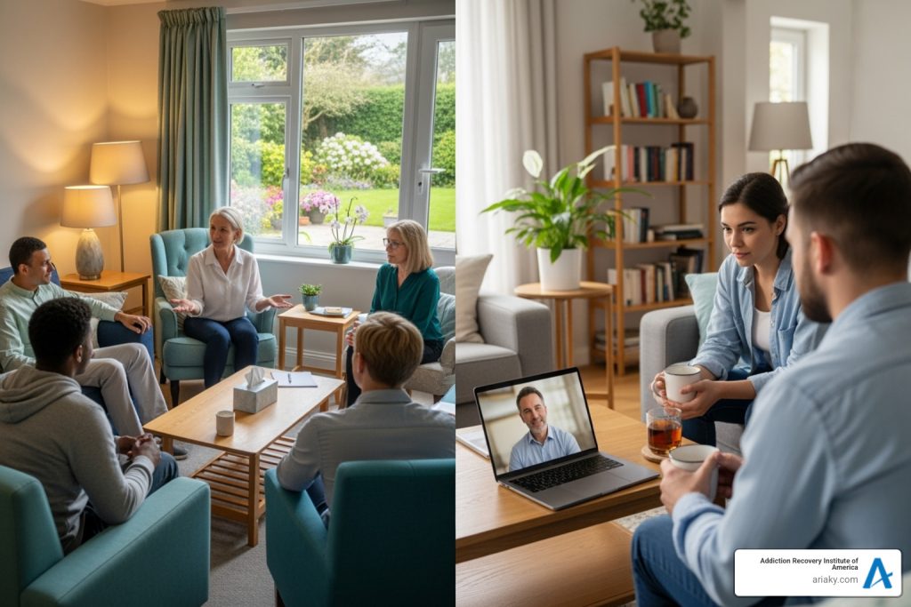 how-residential-treatment-drug-addiction-differs-from-outpatient-image - ARIA